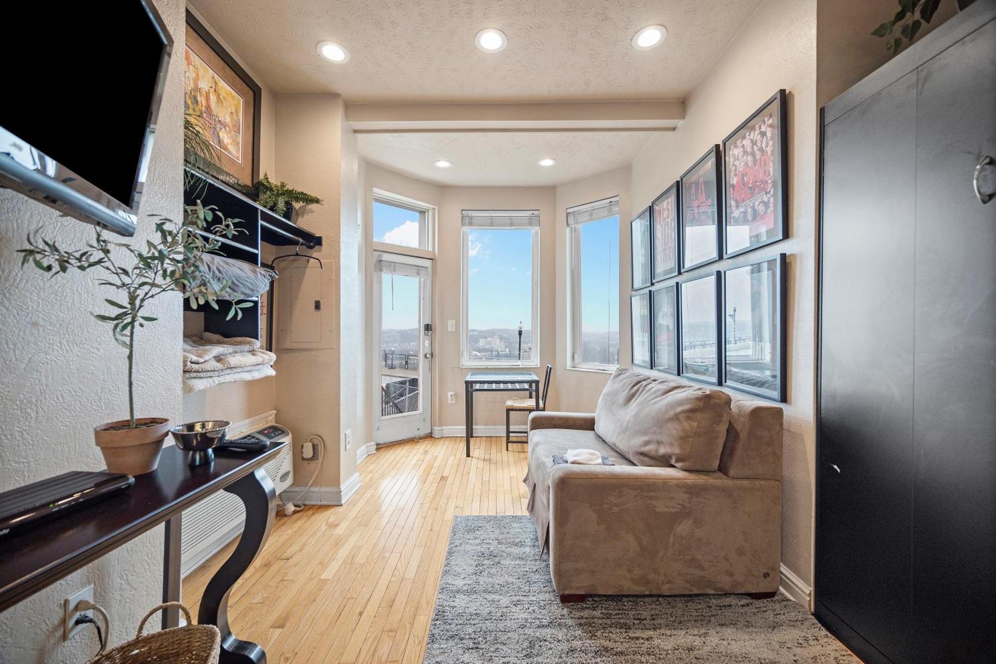 Apartamento Charming Studio-Panoramic View-Your Pittsburgh Sanctuary Exterior foto